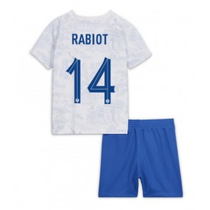 Francuska Adrien Rabiot #14 Gostujuci Dres za Dječji SP 2022 Kratak Rukavima (+ kratke hlače)